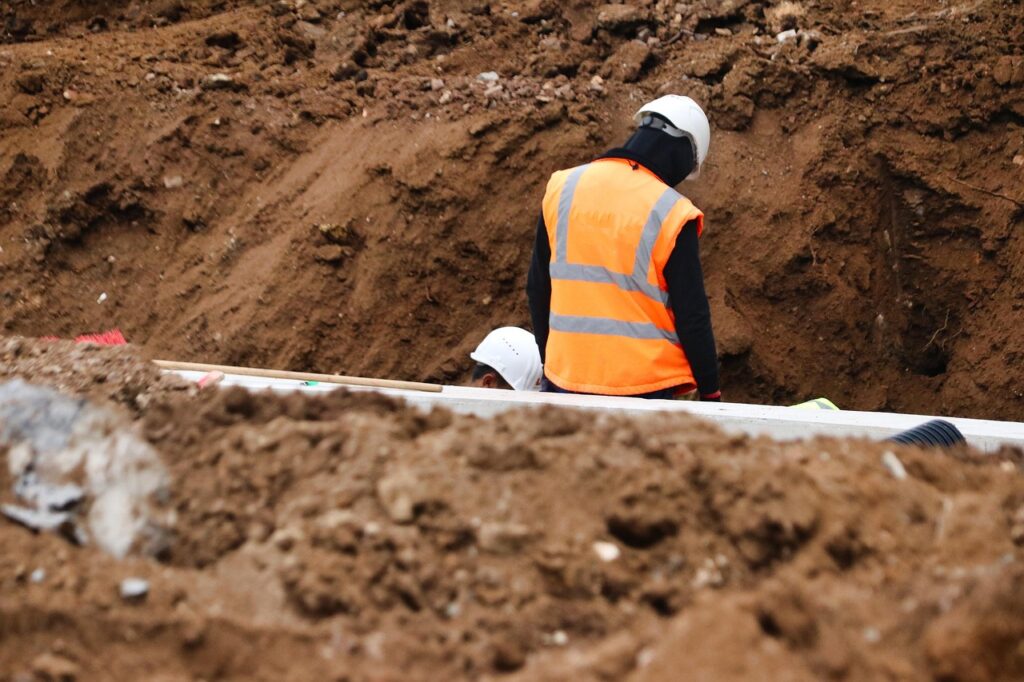 workers, construction, excavation, dig, building, construction workers, helmet, safety vest, construction site, soil, construction, excavation, excavation, excavation, excavation, excavation, construction workers, construction workers, safety vest, safety vest, safety vest, safety vest, safety vest, construction site, construction site