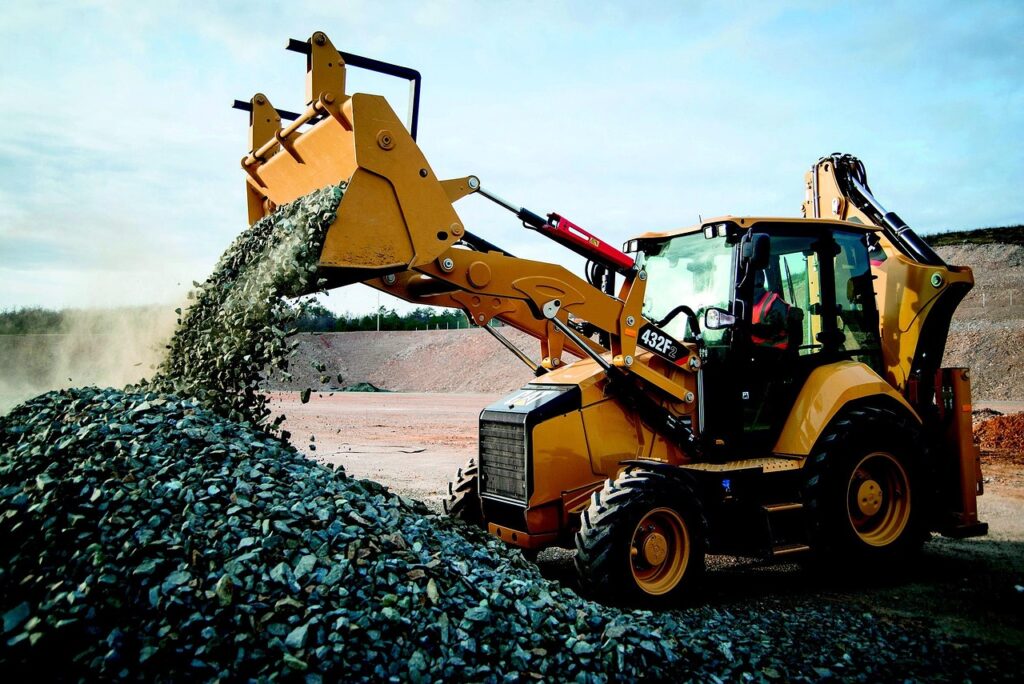 excavator, loader, backhoe loaders, pet, cat, 432f, heap, loading, caterpillar, construction machinery, animal, construction work, work machine, shovel, earthmoving, technology, heavy, building
